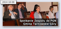 PGN - Spotkanie zespołu ds. Realizacji projektu PGN dla Gminy Tarnowskie Góry