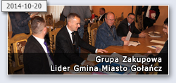 Grupa Zakupowa - Lider Gmina Miasto Gołańcz